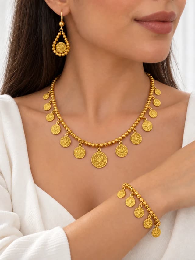 Osmanlı Mirası Dorikalı Reşat Set 22 Ayar